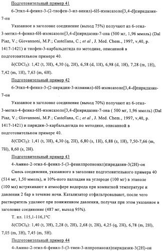 Производные пиридазин-3(2h)-она в качестве ингибиторов фосфодиэстеразы 4 (pde4), способ их получения, фармацевтическая композиция и способ лечения (патент 2326869)