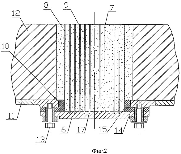 Подовый электрод для подвода постоянного тока к жидкому металлу (патент 2467521)
