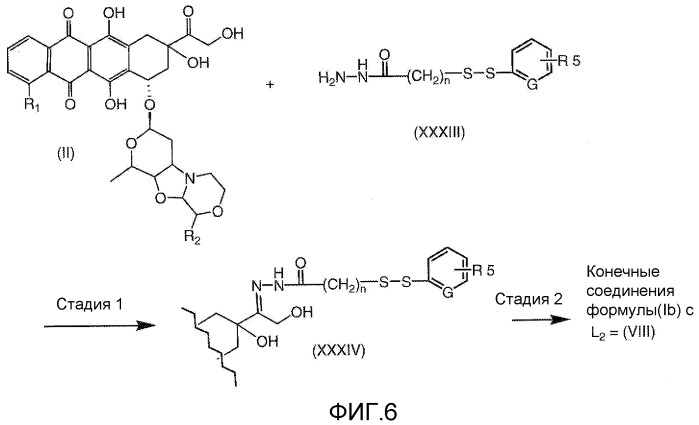 Конъюгаты производного антрациклина, способы их получения и их применение в качестве противоопухолевых соединений (патент 2523419)