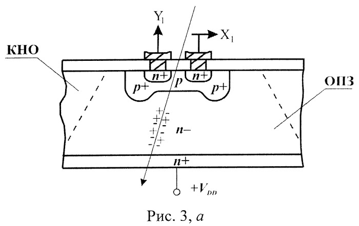 Монолитный быстродействующий координатный детектор ионизирующих частиц (патент 2532241)