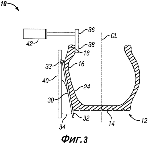 Способы и устройство для отклонения и поддерживания боковины шины (патент 2566592)