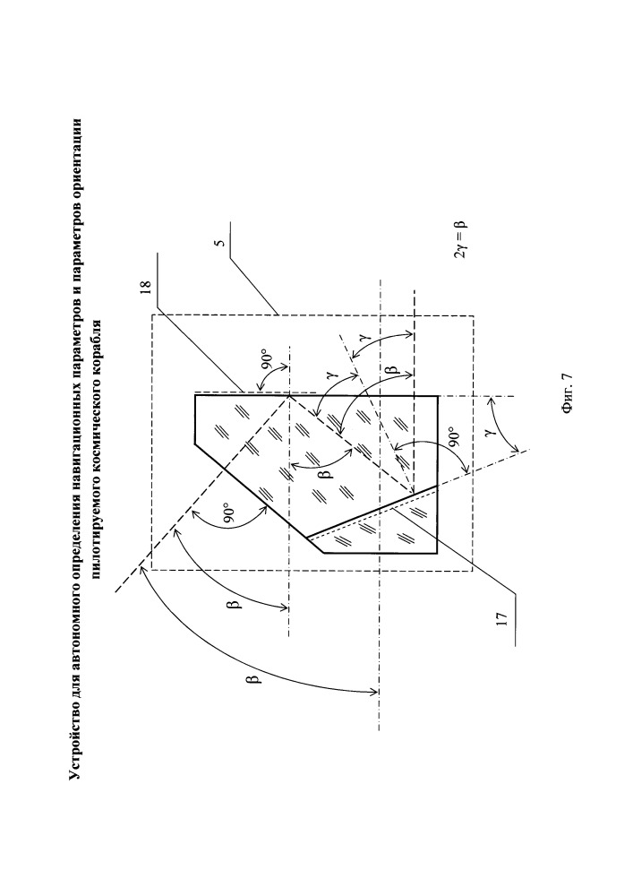Устройство для автономного определения навигационных параметров и параметров ориентации пилотируемого космического корабля (патент 2650730)