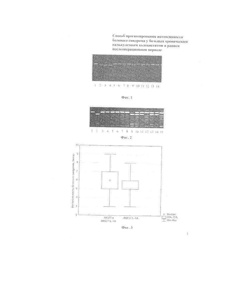 Способ прогнозирования интенсивности болевого синдрома у больных хроническим калькулезным холециститом в раннем послеоперационном периоде (патент 2598880)