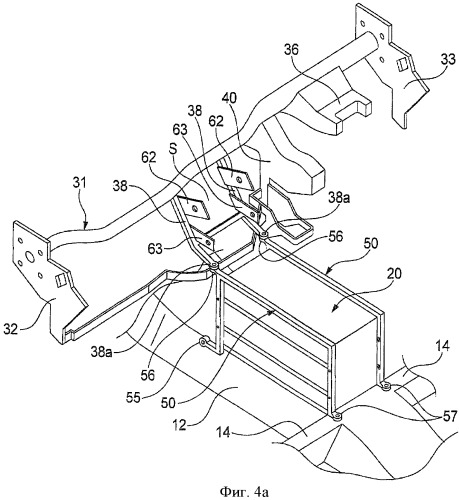 Конструкция для размещения автомобильного электронного компонента для электрического двигателя, приводящего в движение автомобиль (патент 2489272)