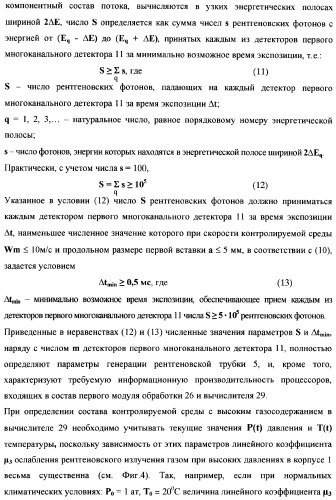 Рентгенофлуоресцентный анализатор состава и скорости газожидкостного потока (патент 2377547)