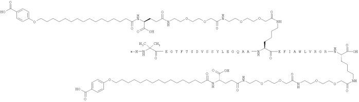 Дважды ацилированные производные glp-1 (патент 2559540)