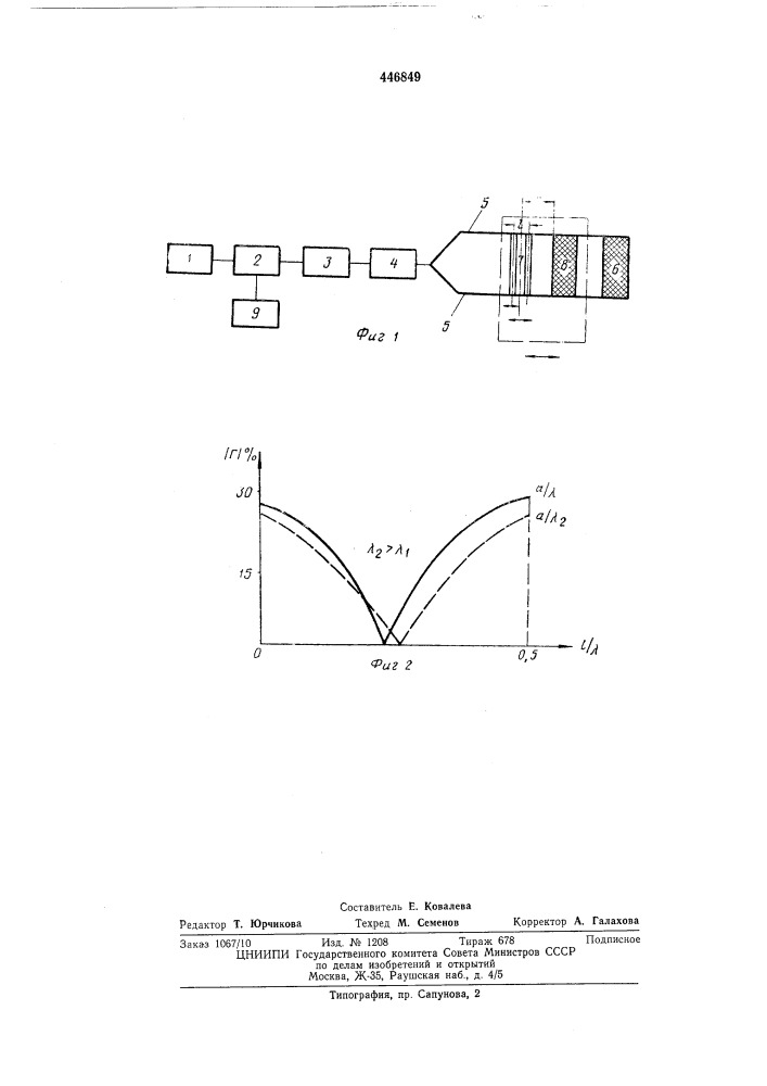 Способ измерения малых коэффициентов отражения (патент 446849)