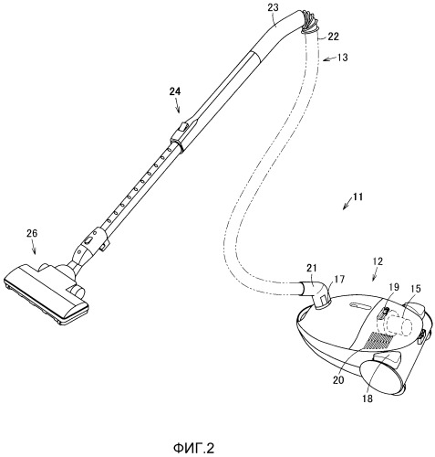 Электрический пылесос (патент 2484757)