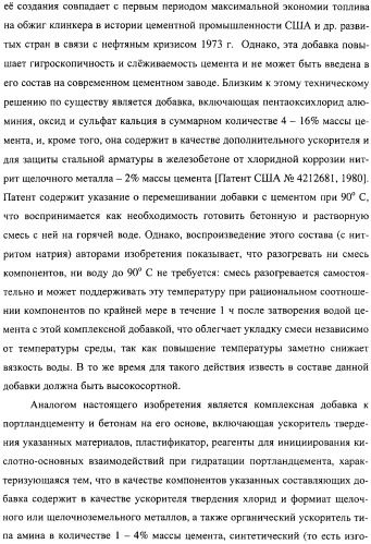 Добавка к цементу, смеси на его основе и способ ее получения (варианты) (патент 2441853)