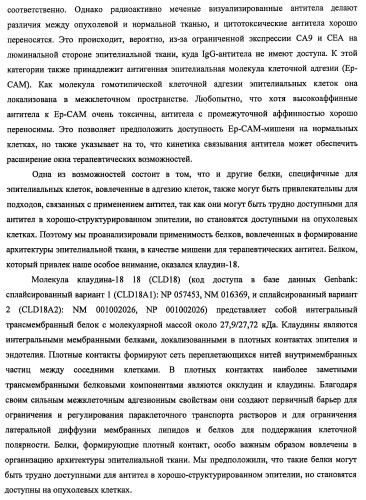 Моноклональные антитела к клаудину-18 для лечения рака (патент 2445319)