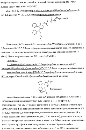 Малонамидные производные в качестве ингибиторов  -секретазы (патент 2440342)
