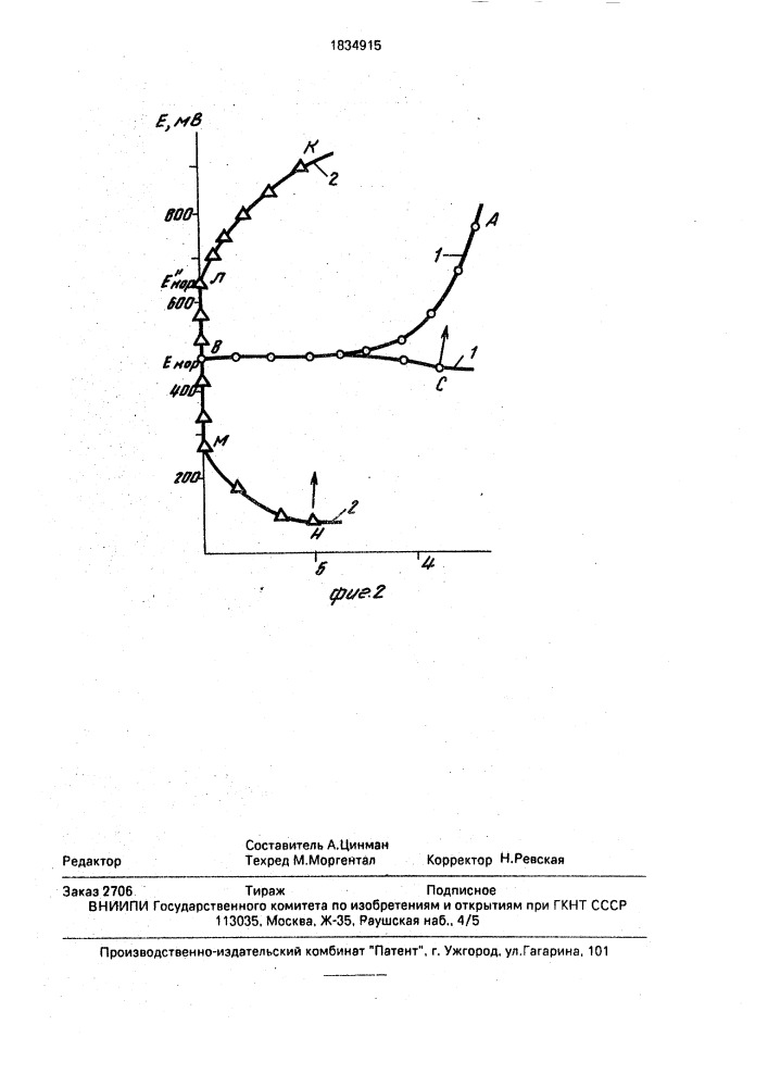 Состав для защиты от питтинговой коррозии (патент 1834915)