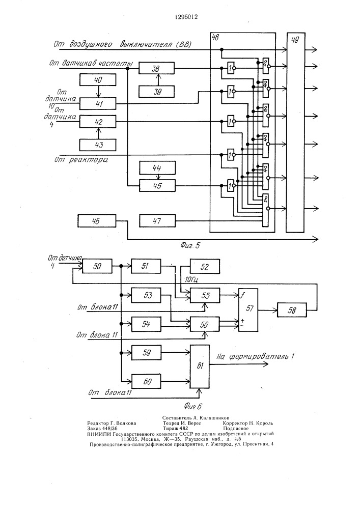 Система регулирования турбины (патент 1295012)