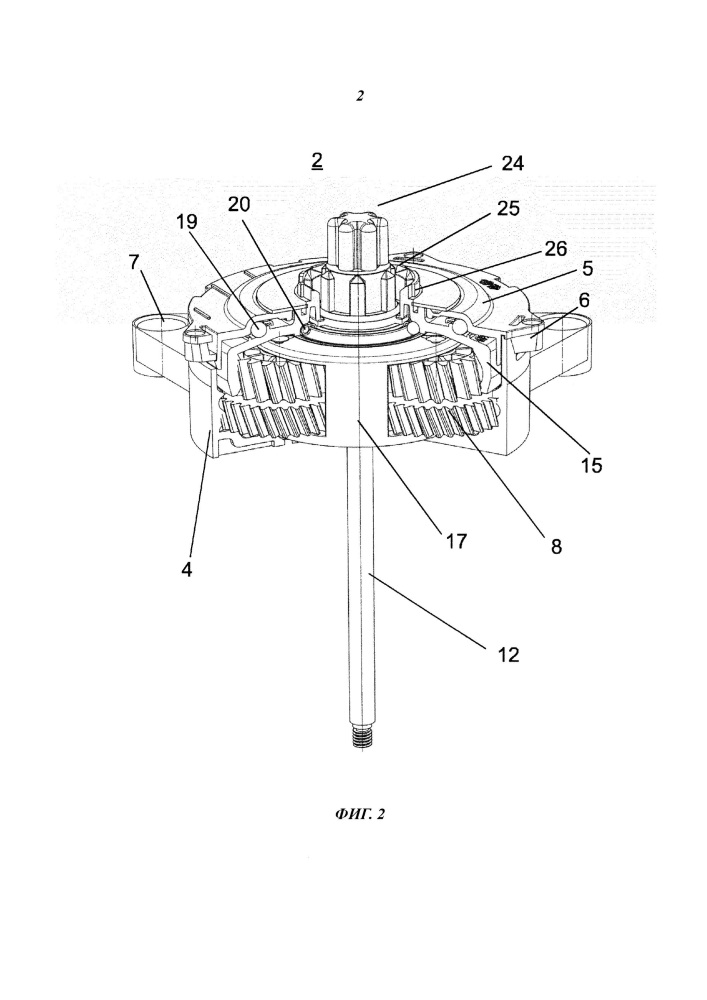 Трехступенчатый планетарный механизм (патент 2615972)
