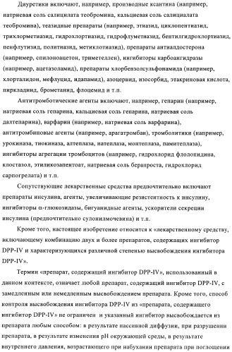Состав с модифицированным высвобождением, содержащий 1-[(3-гидроксиадамант-1-иламино)ацетил]пирролидин-2(s)-карбонитрил (патент 2423124)