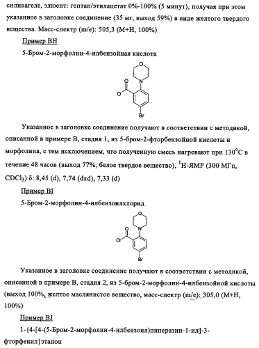 Производные 1-(2-аминобензол)пиперазина, используемые в качестве ингибиторов поглощения глицина и предназначенные для лечения психоза (патент 2354653)