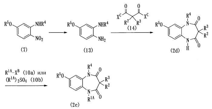 Способ получения производного бензо[b][1,4]диазепин-2,4-диона (патент 2553676)