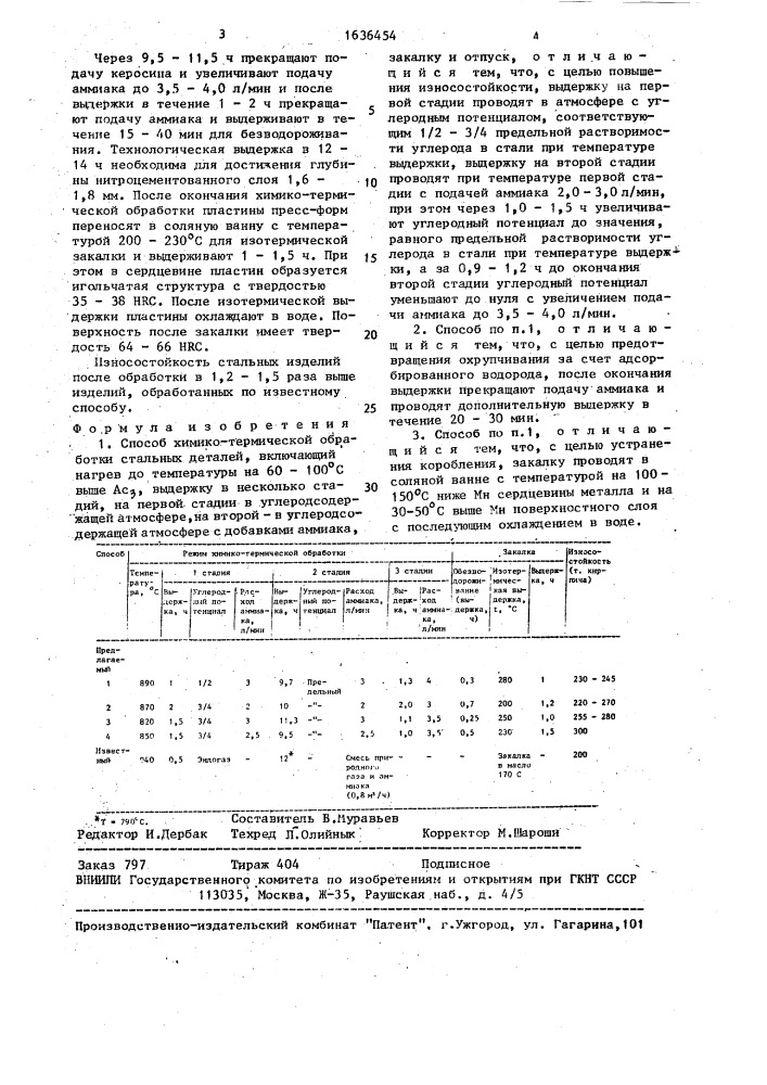 Способ химико-термической обработки стальных деталей (патент 1636454)