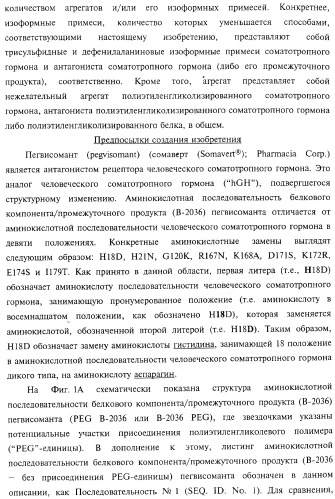 Способ получения соматотропного гормона со сниженным содержанием агрегата его изоформ, способ получения антагониста соматотропного гормона со сниженным содержанием агрегата его изоформ и общим суммарным содержанием трисульфидной примеси и/или дефенилаланиновой примеси (патент 2368619)