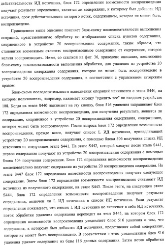 Устройство воспроизведения содержания, способы и программы управления воспроизведением содержания (патент 2310908)