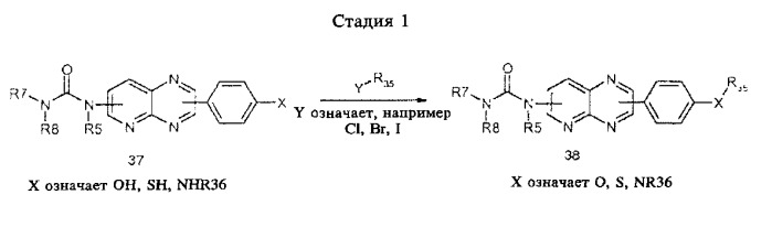 Производные пиридопиразина, фармацевтическая композиция и способ лечения или профилактики физиологических и/или патофизиологических состояний посредством ингибирования ферментов erk, erk1, erk2, pi3k, pi3kальфа, pi3kбета, pi3kгамма, pi3kдельта, pi3k-с2альфа, pi3k-с2бета, pi3k-vps34р (варианты) (патент 2515944)