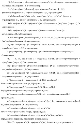 Производное пиразол[1,5-a]пиримидина (патент 2390523)