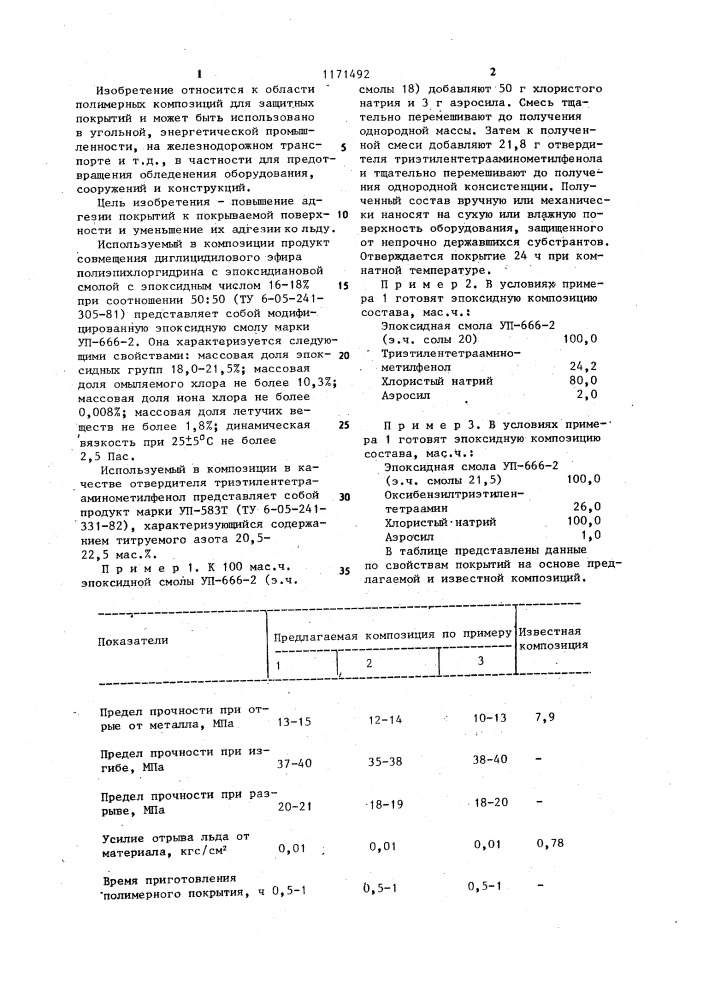 Композиция для покрытий (патент 1171492)