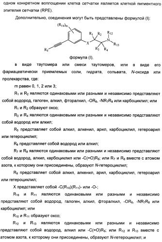 Соединения, представляющие собой алкинилфенильные производные, для лечения офтальмических заболеваний и расстройств (патент 2470910)