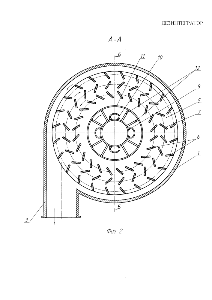 Дезинтегратор (патент 2615010)