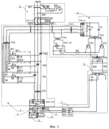 Генератор мощных токовых импульсов для интенсификации процессов обработки металлов давлением (патент 2400927)