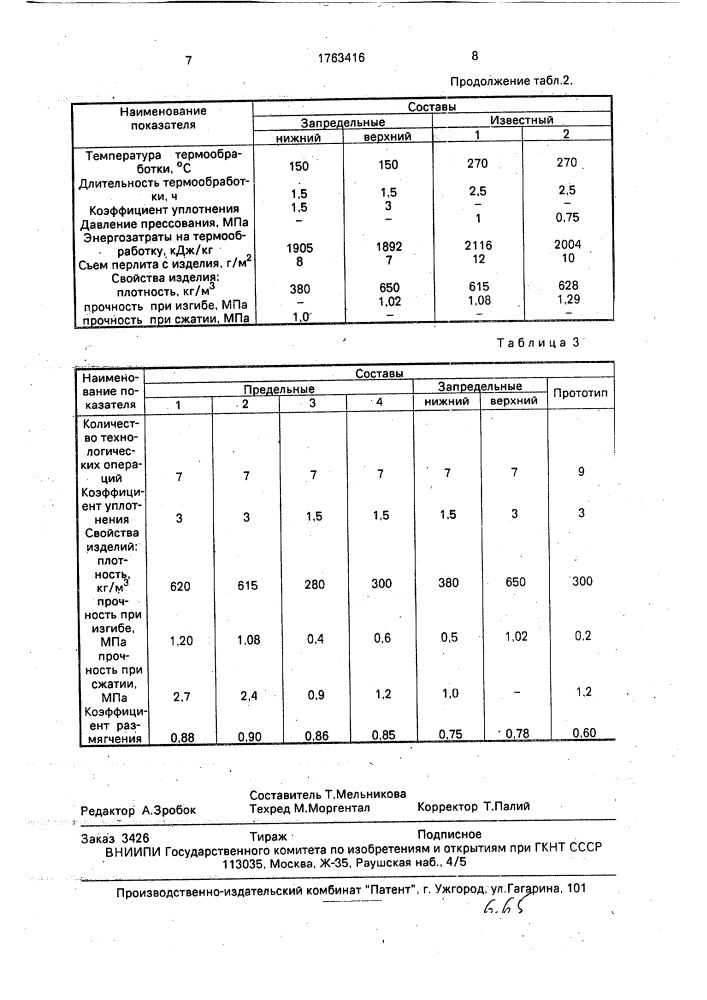 Способ изготовления теплоизоляционных изделий (патент 1763416)