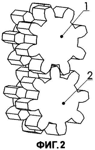 Зубчатая передача с зубьями высокой прочности (патент 2364774)