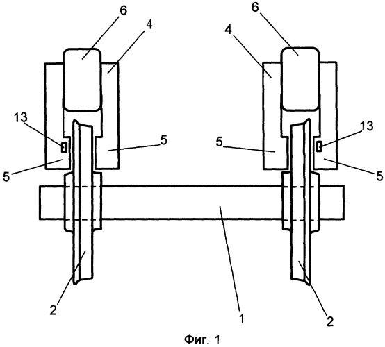 Колесный электромеханический тормоз (патент 2455176)