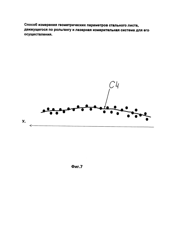 Способ измерения геометрических параметров стального листа, движущегося по рольгангу, и лазерная измерительная система для его осуществления (патент 2621490)