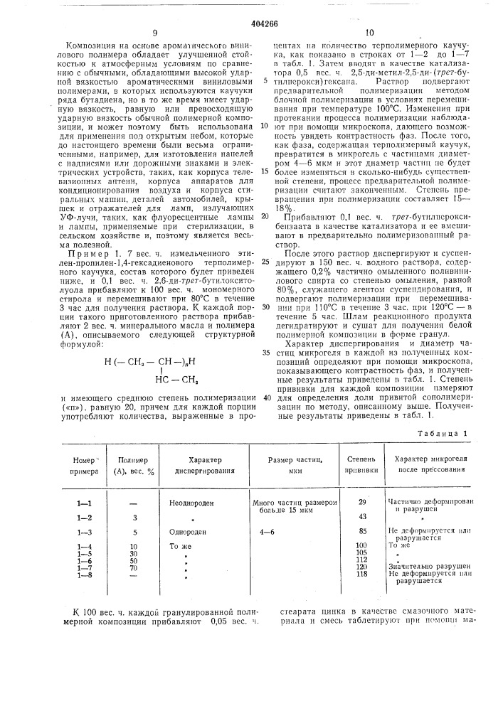 Способ получения привитого сополимера (патент 404266)