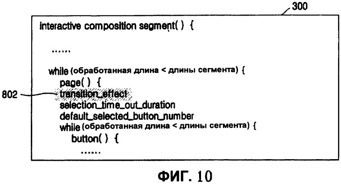 Запоминающий носитель, содержащий поток интерактивной графики, и устройство для его воспроизведения (патент 2471257)