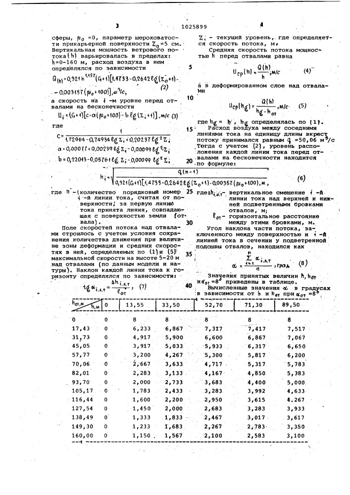 Способ проветривания карьеров (патент 1025899)
