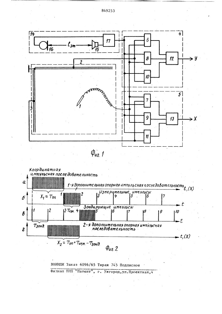 Способ считывания графическойинформации и устройство для егоосуществления (патент 849253)
