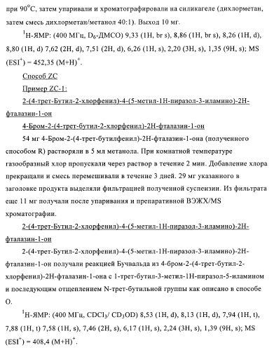 Новые производные фталазинона в качестве ингибиторов киназы аврора-а (патент 2397166)