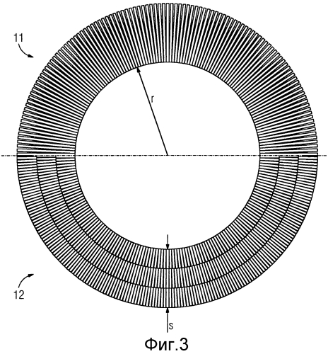 Устройство осевого подшипника с повышенным коэффициентом заполнения активной сталью (патент 2557350)