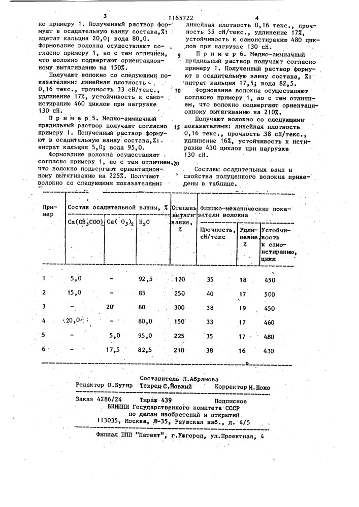Способ получения гидратцеллюлозных волокон (патент 1165722)