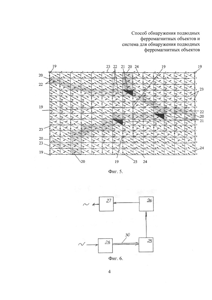 Способ обнаружения подводных ферромагнитных объектов и система для обнаружения подводных ферромагнитных объектов (патент 2615050)