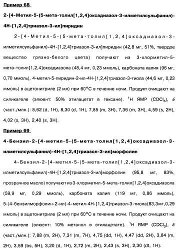 [1,2,4]оксадиазолы (варианты), способ их получения, фармацевтическая композиция и способ ингибирования активации метаботропных глютаматных рецепторов-5 (патент 2352568)