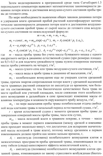 Способ испытания пробы травяных растений (патент 2389015)