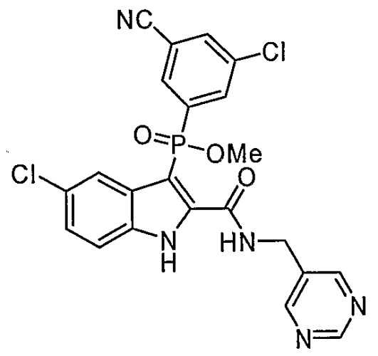 Фосфоиндолы как ингибиторы вич (патент 2393163)