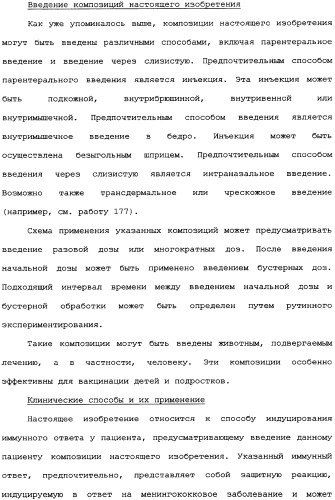 Менингококковые вакцины для введения через слизистую оболочку (патент 2349342)