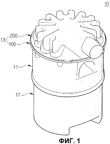 Пылеулавливающее устройство со множеством циклонных пылеуловителей (патент 2287978)