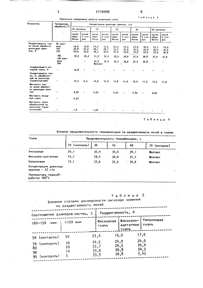 Способ отделки тканей из химических волокон (патент 1719498)