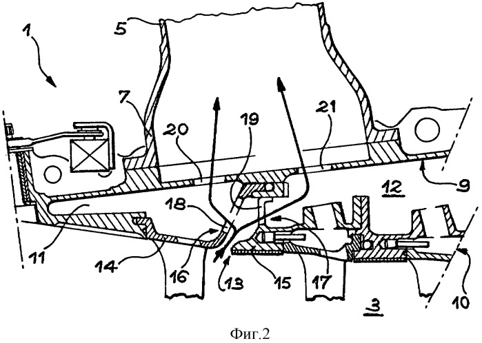 Система забора воздуха из компрессора (патент 2282757)