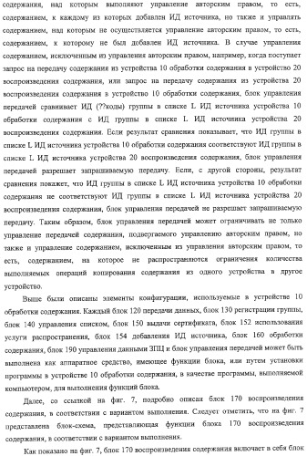 Устройство воспроизведения содержания, способы и программы управления воспроизведением содержания (патент 2310908)